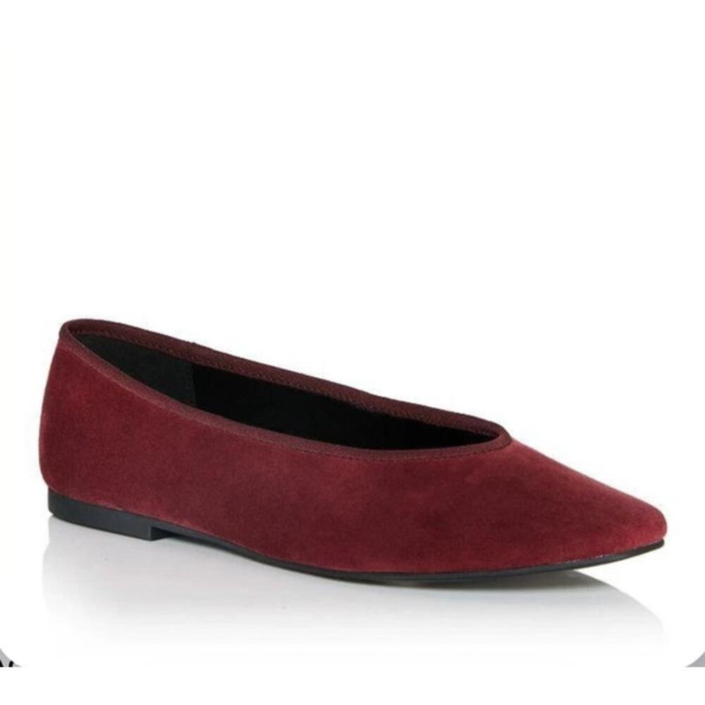 Aqua Alish Square Toe Ballet Flat Womens Size 6